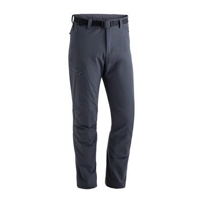 Funktionshose MAIER SPORTS "Oberjoch Therm", Herren, Gr. 27, Kurzgrößen, grau, 90% Polyamid, 10% Elasthan, Hosen, Winter-Outdoorhose, wattiert und elastisch Image