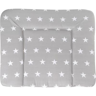 Wickelauflage ROBA "Little Stars, grau", grau (grau, weiß), B:85cm L:75cm, Baumwolle, Polyester, Wickelauflagen Image