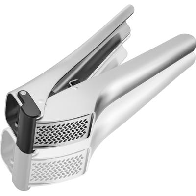 Knoblauchpresse GEFU "Garlico", silber (silberfarben), B:3,7cm L:20,6cm T:6,2cm, Edelstahl, Küchenpressen Image