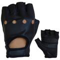 Motorradhandschuhe PROANTI Handschuhe Gr. 4XL, schwarz Motorradhandschuhe fingerlose Chopper-Handschuhe aus Leder