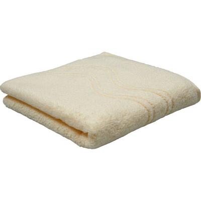 Handtuch ROSS "Cashmere feeling", beige (champagner), B:50cm L:100cm, Frottier, Obermaterial: 100% Baumwolle, Handtücher (Packung), mit Wellenbordüre Image