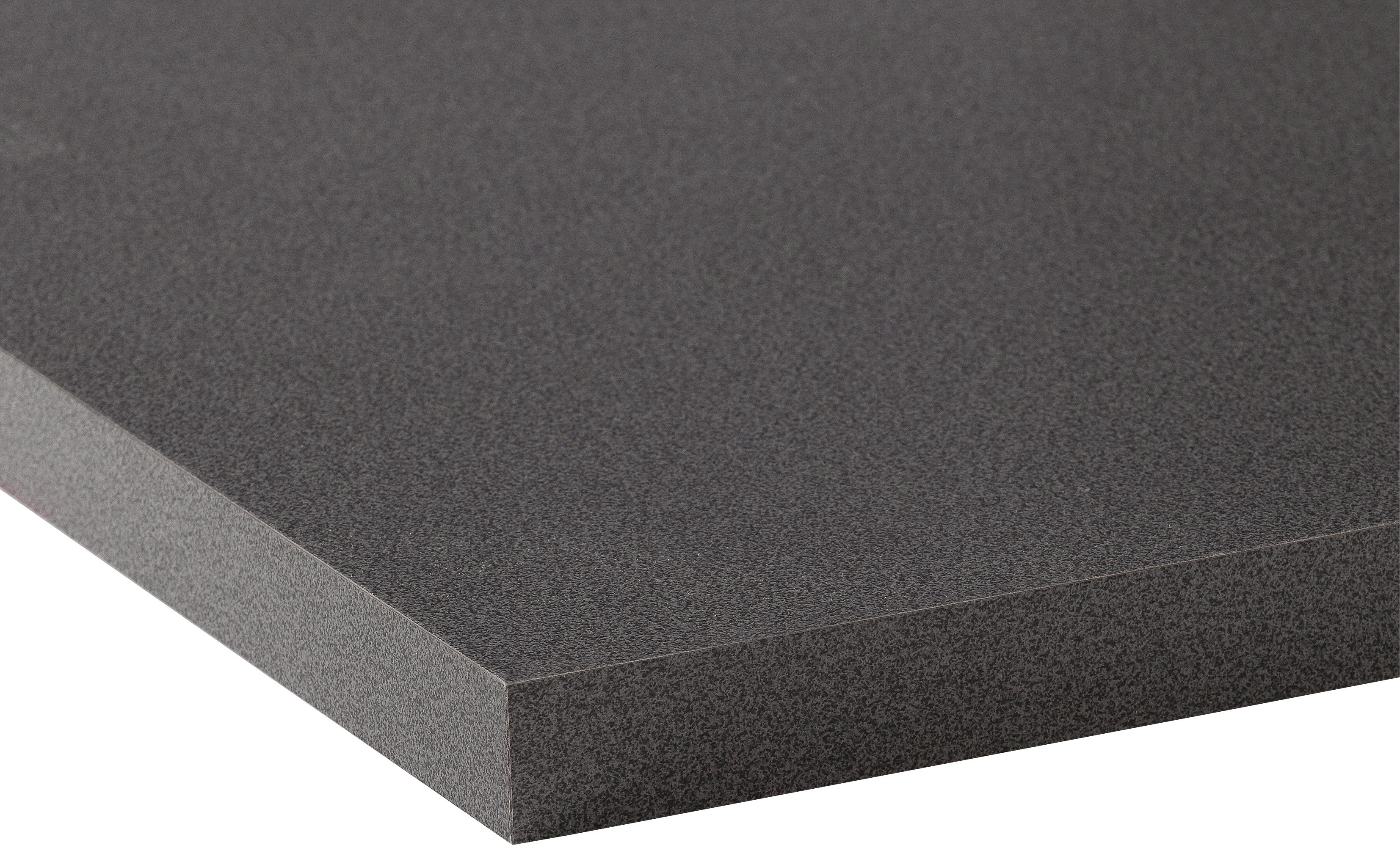 Arbeitsplatte WIHO KÜCHEN "Flexi 28", grau (granit grau), B:100cm H:2,8cm T:60cm, Holzwerkstoff, Spanplatte, Tischplatten, 28 mm stark Image