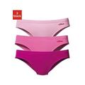 Bikinislip S.OLIVER Gr. 32/34 (S), 3 St., rosa (rosa, pink) Damen Unterhosen Bikini Slips