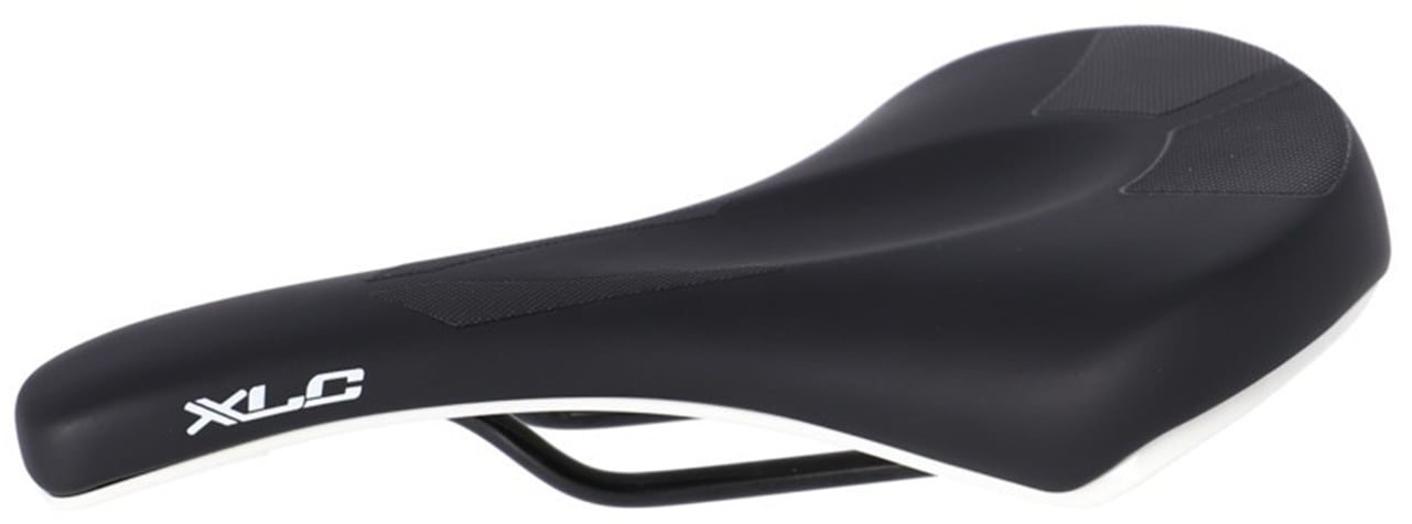 Fahrradsattel XLC "SA-T19", schwarz (schwarz, weiß), Fahrradsättel, B/H/L: 165mm x 70mm x 270mm, B:165mm H:70mm L:270mm Image