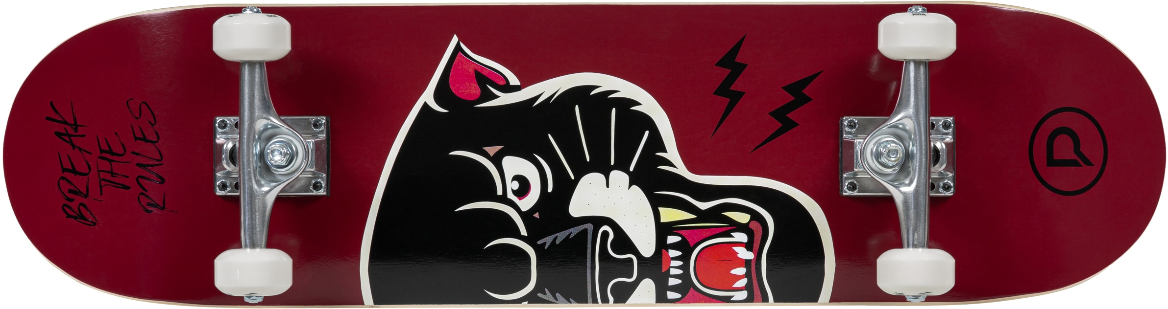 Skateboard PLAYLIFE "Black Panther", bunt, Skateboards, Kinder