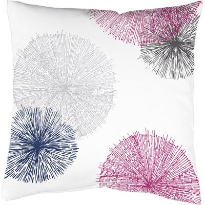 Dekokissen HOME WOHNIDEEN "SCOPPIO" Gr. 1, lila (beere, bedruckt), B:40cm L:40cm, Polyester, Dekokissen_Sitzkissen_Kissenhüllen, Kissenhülle mit Füllung, 1 Stück Image