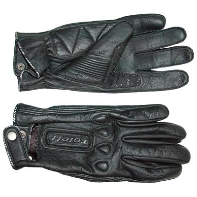 Motorradhandschuhe ROLEFF "RO 64" Gr. L, schwarz, Handschuhe, L, Obermaterial: 100% Rindsleder. Innenfutter: 100% Polyester, winddicht