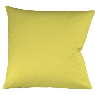Kissenbezug FLEURESSE "Colours Mako Satin, 100% Baumwolle, mit Reißverschluss", grün (olivgrün), B:80cm L:80cm, Mako-Satin, Mako-Satin, Kissenbezüge, Mako Satin, glänzend, glatt, Premium Qualität Image