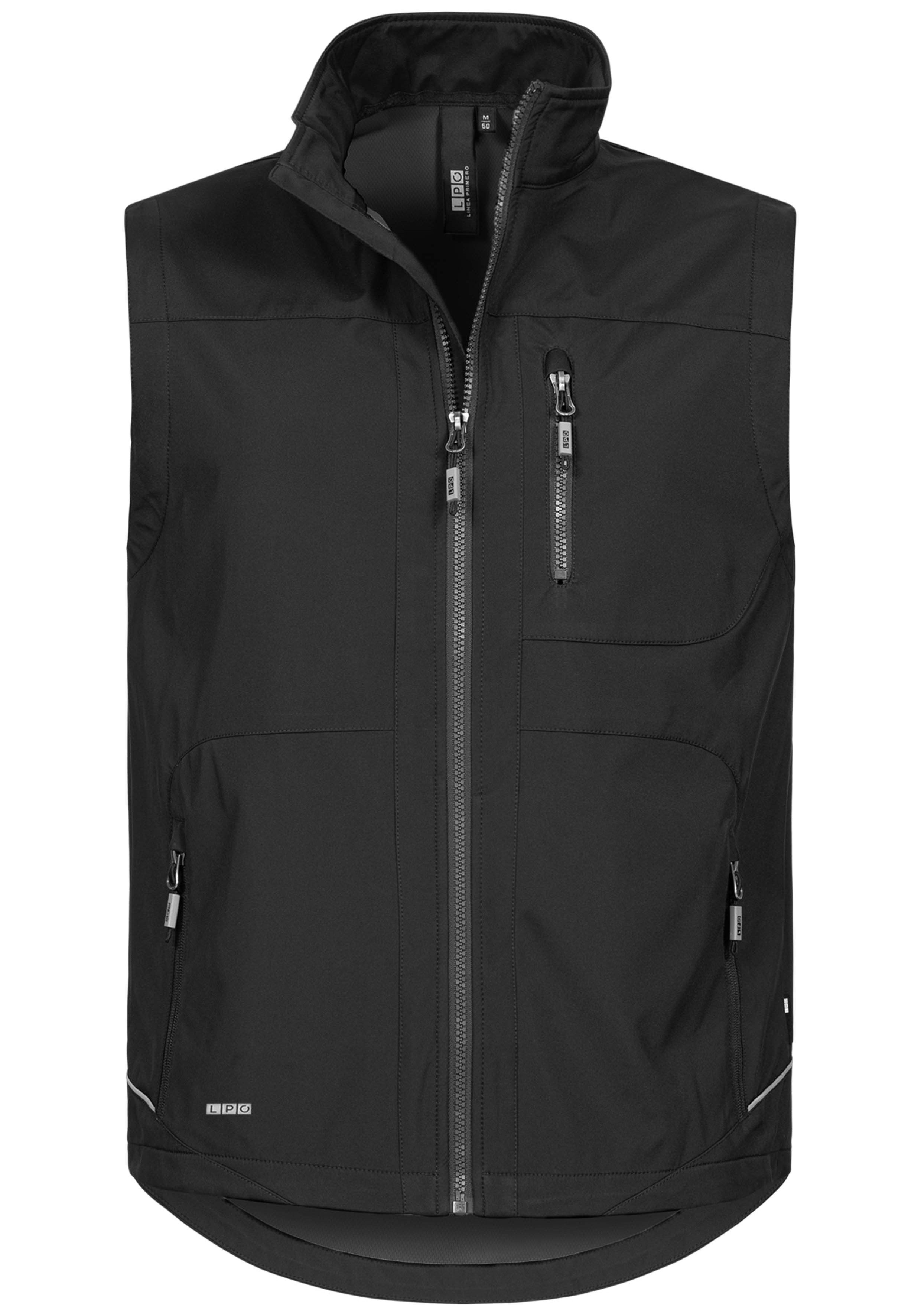 Funktionsweste LPO "HAMTON II VEST MEN", Herren, Gr. M (50), schwarz, 97% Polyester; 3% Elasthan, gerade, Westen, auch in Großen Größen erhältlich Image