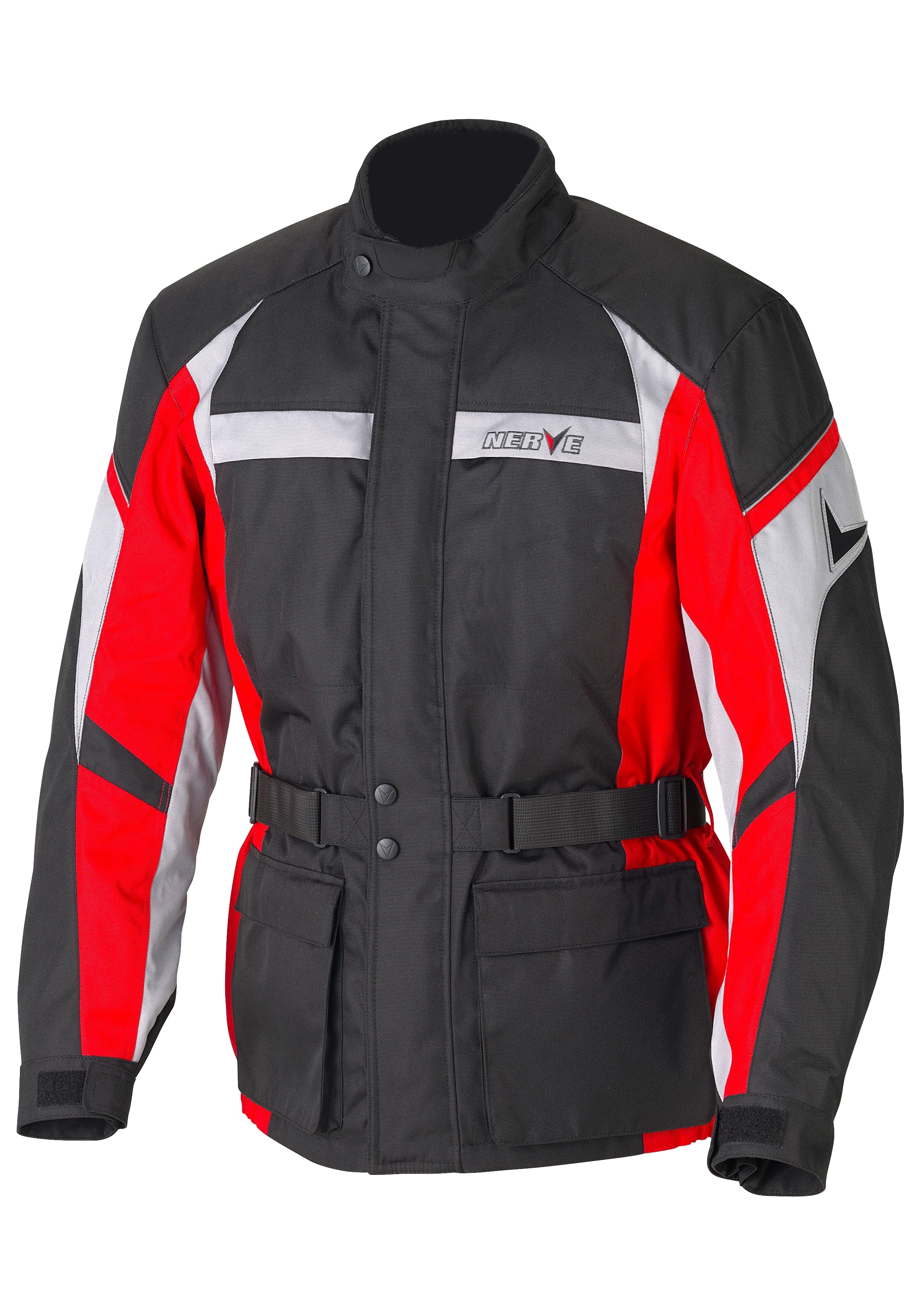 Tourenjacke NERVE "Smart" Gr. M, rot, Jacken, Herren, M, Obermaterial: 100% Polyester. Innenseite: 100% Polyester, Thermoinnenfutter / Weitenverstellung / Protektoren / Reflexmaterial