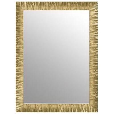 Dekospiegel LENFRA "Malia", gold (goldfarben), B:50cm H:70cm T:2,3cm, EPS-Kunststoff, Spiegel, Wandspiegel Image