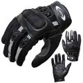 Motorradhandschuhe PROANTI Handschuhe Gr. M, schwarz Motorradhandschuhe