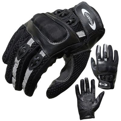 Motorradhandschuhe PROANTI Gr. S, schwarz, Handschuhe, S, Obermaterial: 60% Rindsleder, 30% Nylon, 10% Polyester. Innenfutter: 100% Polyester