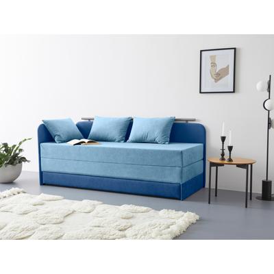Polsterliege MAINTAL "Diana", blau, B:84cm, Komplettbetten, mit Stauraum Image