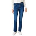 Bootcut-Jeans S.OLIVER Gr. 44, Länge 32, blau (dark blue stretched) Damen Jeans 5-Pocket-Jeans Bestseller