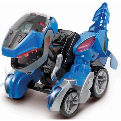 RC-Auto VTECH "Switch & Go Dinos, RC T-Rex" Fernlenkfahrzeuge blau Kinder Ab 3-5 Jahren