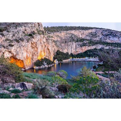 Fototapete PAPERMOON "Bucht", bunt, B:3,50m L:2,60m, Vlies, Tapeten Image