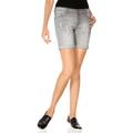 Jeansshorts LINEA TESINI BY HEINE Gr. 38, Normalgrößen, grau (grey denim) Damen Jeans 5-Pocket-Jeans Shorts Bermudajeans