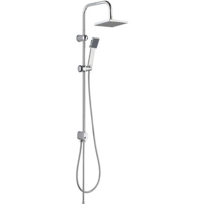 Brausegarnitur EISL "Easy Energy", grau (chromfarben), H:103cm, Kunststoff, Metall, Brausegarnituren, bis zu 50% Wasserersparnis, Regendusche ohne Armatur, Duschsystem