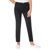 Stretch-Jeans ASCARI, Damen, Gr. 21, Kurzgrößen, schwarz, 65% Baumwolle, 31% Polyester, 4% Elasthan, unifarben, lang, Jeans