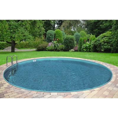 Rundpool CLEAR POOL "PREMIUM IBIZA", weiß, H:120cm Ø:350cm, Schwimmbecken, inkl. Bodenschutzplane, in verschiedenen Größen erhältlich