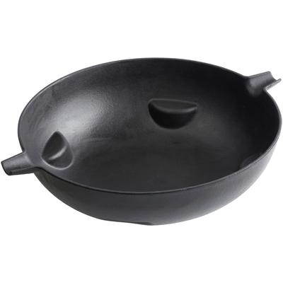 Wok TEPRO, schwarz, H:10cm Ø:35,3cm, Pfannen, 35,3 cm Durchmesser