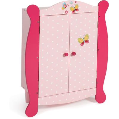 Puppenkleiderschrank CHIC2000 "Papilio Pink" Puppenmöbel pink Kinder Puppenmöbel