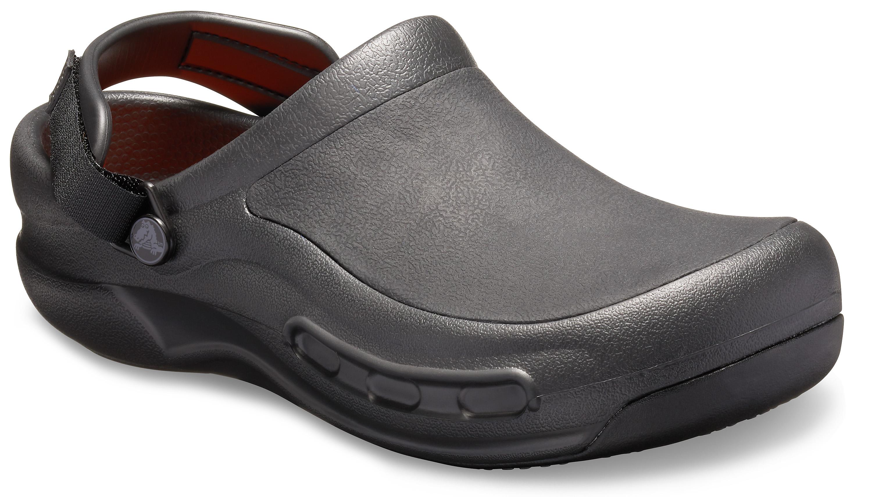 Berufsschuh CROCS "Bistro Pro LiteRide™ Clog" Gr. 41, schwarz, 41, Croslite™, Schuhe, Clog, Schnürschuh für Gastronomie,Pflege mit antirutsch Laufsohle