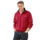 Fleeceshirt "Fleecepullover" Gr. 52/54, rot (bordeau) Herren Shirts Langarm