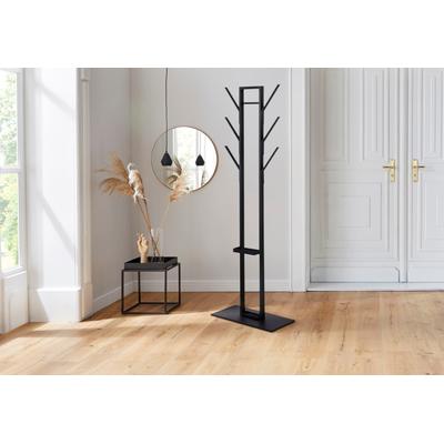 Kleiderständer ACTONA GROUP "Vincent", schwarz, B:56cm H:165cm T:28cm, Metall, Garderobenständer, aus schönem schwarzen Metall gefertigt, Höhe 165 cm Image