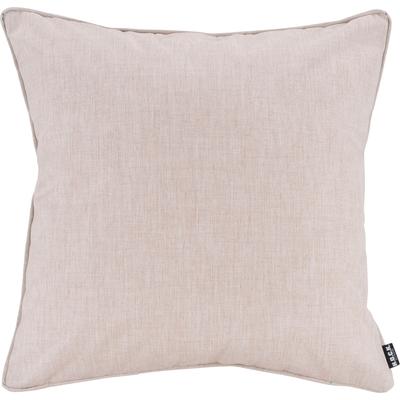 Dekokissen H.O.C.K. "Lino", beige (sandfarben, unifarben), B:50cm H:10cm L:50cm, Polyacryl, Dekokissen_Sitzkissen_Kissenhüllen, Outdoor geeiget, Wendekissenhülle mit Füllung, 1 Stück Image