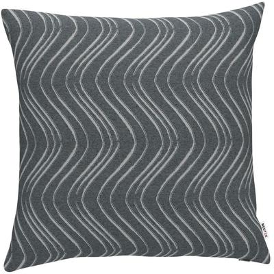 Kissenhülle NEUTEX FOR YOU "Grado-ECO" Gr. 1, grau (anthrazit), B:38cm L:38cm, Baumwolle, Polyester, Bezug: 67% Polyester, 31% Baumwolle, 2% sonstige Fasern, Kissenbezüge, ohne Füllung Image