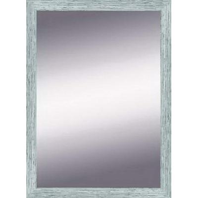 Dekospiegel LENFRA "Ilvy", bunt (silber, weiß), B:57cm H:77cm T:1,9cm, EPS-Kunststoff, Spiegel, Wandspiegel Image
