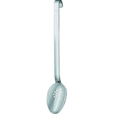Schöpflöffel RÖSLE, silber (silberfarben), -, Edelstahl 18/10, Kochlöffel, mit Lochung und Hakengriff, Edelstahl 18/10, spülmaschinengeeignet Image