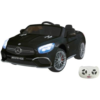 Elektro-Kinderauto JAMARA "Mercedes SL65", schwarz, Elektro-Kinderfahrzeuge, KinderB:71,6cm H:50cm T:120cm, Kunststoff, B:71,6cm H:50cm T:120cm