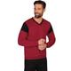 Schlafanzug TRIGEMA "TRIGEMA Modisches Schlafanzugoberteil mit Brusttasche" Gr. XXL, rot (rubin) Herren Homewear-Sets Pyjamas