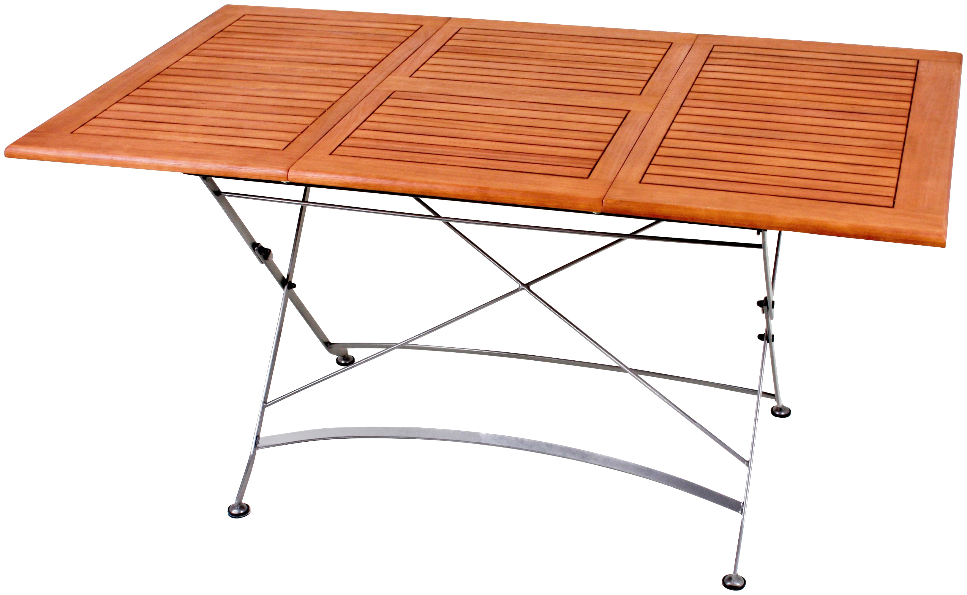 Gartentisch GARDEN PLEASURE "Wien", braun (holzfarben, schwarz), B:90cm H:74cm T:150cm, Tische Image