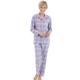 Schlafanzug WÄSCHEPUR Gr. 36/38, bunt (blau, rosa, kariert) Damen Homewear-Sets Pyjamas