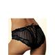 Tangaslip PETITE FLEUR GOLD Gr. 48/50, schwarz Damen Unterhosen Petite Fleur