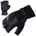 Motorradhandschuhe PROANTI Handschuhe Gr. XL, schwarz Motorradhandschuhe fingerlose Chopper-Handschuhe aus Leder