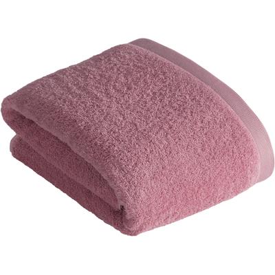 Saunatuch VOSSEN "High Line", rosa (altrosa), B:100cm L:150cm, Walkfrottee, Obermaterial: 100% Baumwolle, Handtücher (Packung) Image