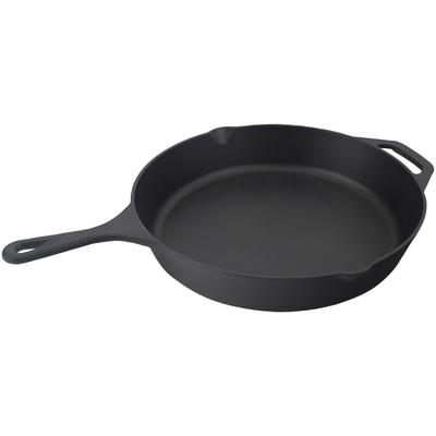 Grillpfanne JIM BEAM BBQ Pfannen Gr. Ø 26cm + Höhe 4,5cm, schwarz für Grill und Ofen