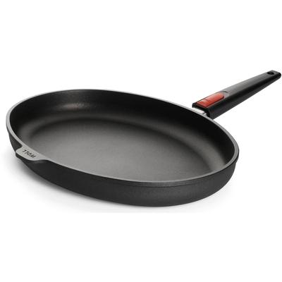 Fischpfanne WOLL MADE IN GERMANY "Nowo Titanium", schwarz, B:28,4cm H:5,5cm L:38cm, Pfannen, Induktion, Made in Germany