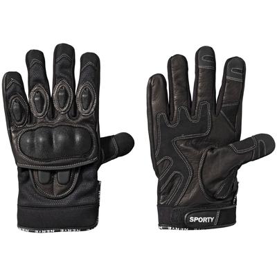 Motorradhandschuhe NERVE "Sporty" Gr. S, schwarz, Handschuhe, S, mit Weitenverstellung