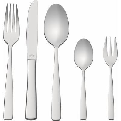 Besteck-Set RÖSLE "ELEGANCE", silber (edelstahlfarben), 30 tlg., Edelstahl, Essbesteck-Sets, spülmaschinengeeignet