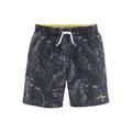 Badeshorts S.OLIVER "Blade Kids" Gr. 146/152, N-Gr, schwarz Kinder Badehosen Bekleidung