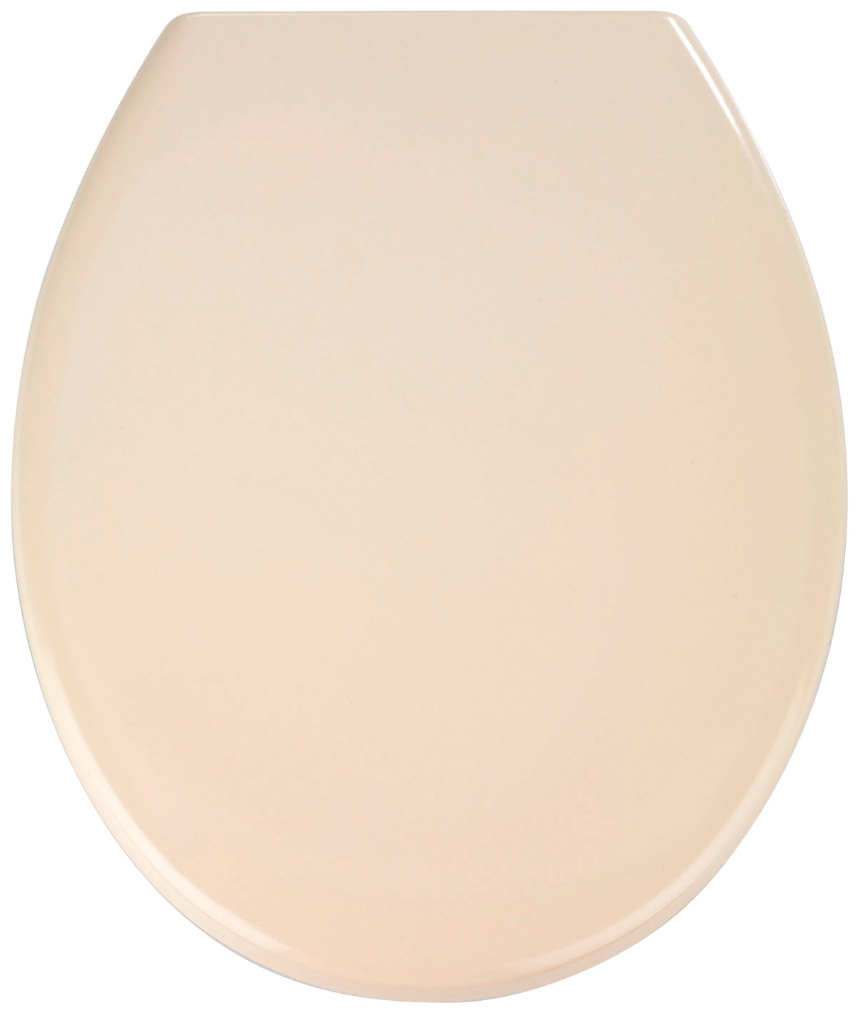 WC-Sitz WENKO "Ottana", beige, B:37,5cm L:44,6cm, Duroplast, WC-Sitze, Mit Absenkautomatik