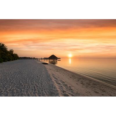 Fototapete PAPERMOON "Strand", bunt, B:3,50m L:2,60m, Vlies, Tapeten Image