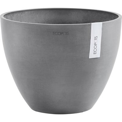 Blumentopf ECOPOTS "ANTWERP Grey" Pflanzgefäße Gr. B/H/T: 50cm x 37,5cm x 50cm, grau BxTxH: 50x50x37,5 cm