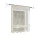 Raffrollo HEINE HOME Raffrollos Gr. 140 cm, Stangendurchzug, 60 cm, beige (creme) Raffrollos transparent